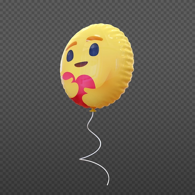 Cura i palloncini emoji 3d