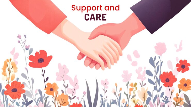 PSD care and support day heartfelt designs celebrating compassion