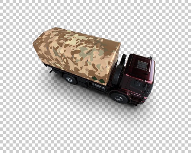 Cargo truck isolated on background 3d rendering illustration