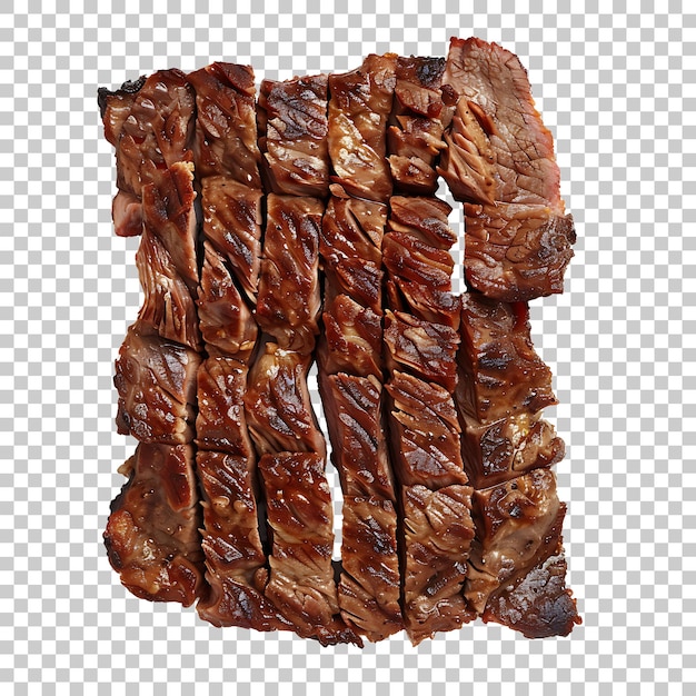 PSD carne asada png con sfondo trasparente