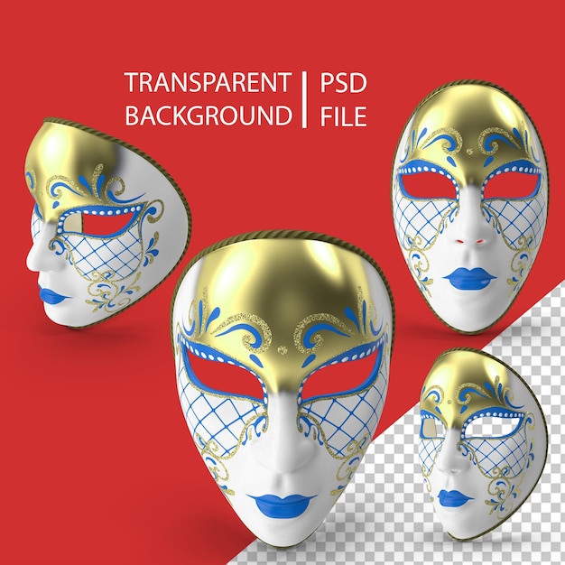 PSD maschera di carnevale png