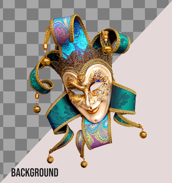 PSD carnival mask