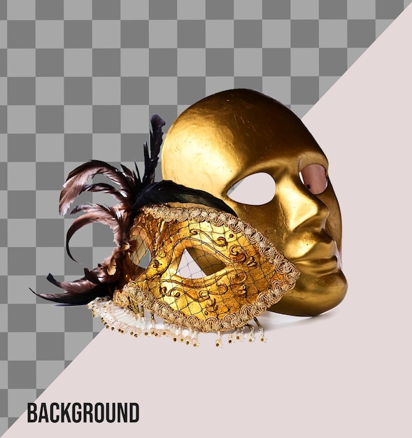 PSD carnival mask