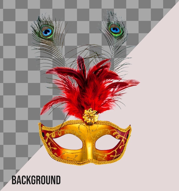 PSD carnival mask