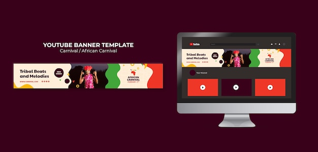 PSD carnival template design