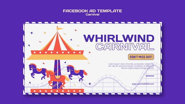 PSD carnival template design