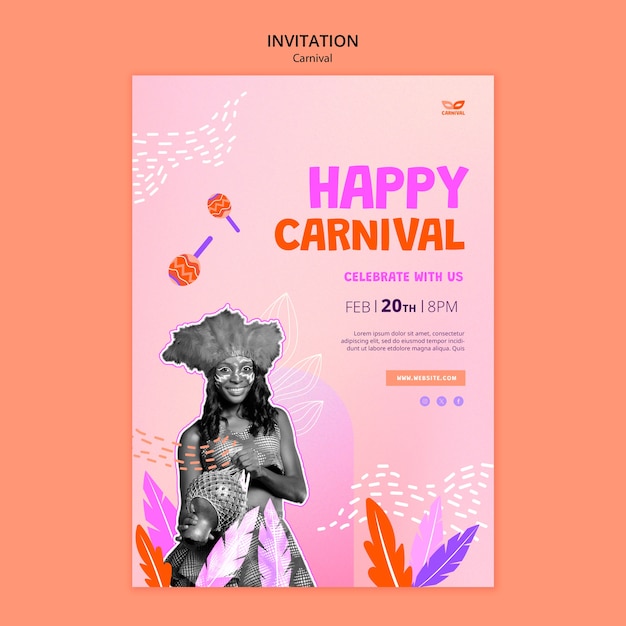 PSD carnival  template design