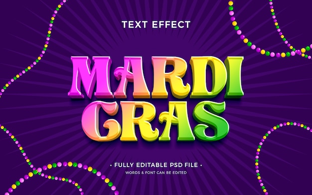 PSD carnival text effect