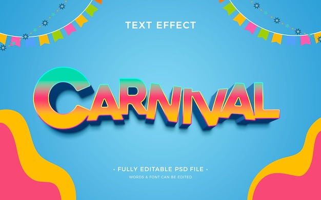 Carnival text effect