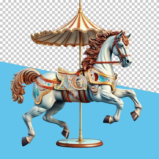 PSD carousel horse