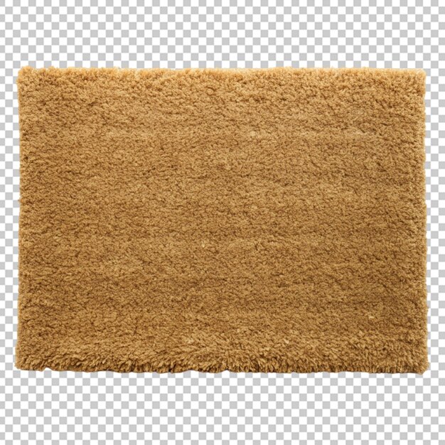 PSD carpet isolated on transparent background