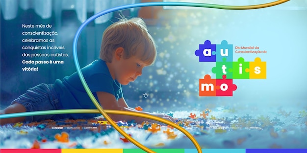 PSD carrossel dia mundial da conscientizacao do autismo (światowy dzień świadomości autyzmu)