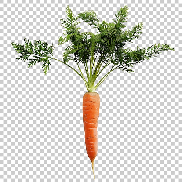 PSD carrot vegetable isolated png with transparent background