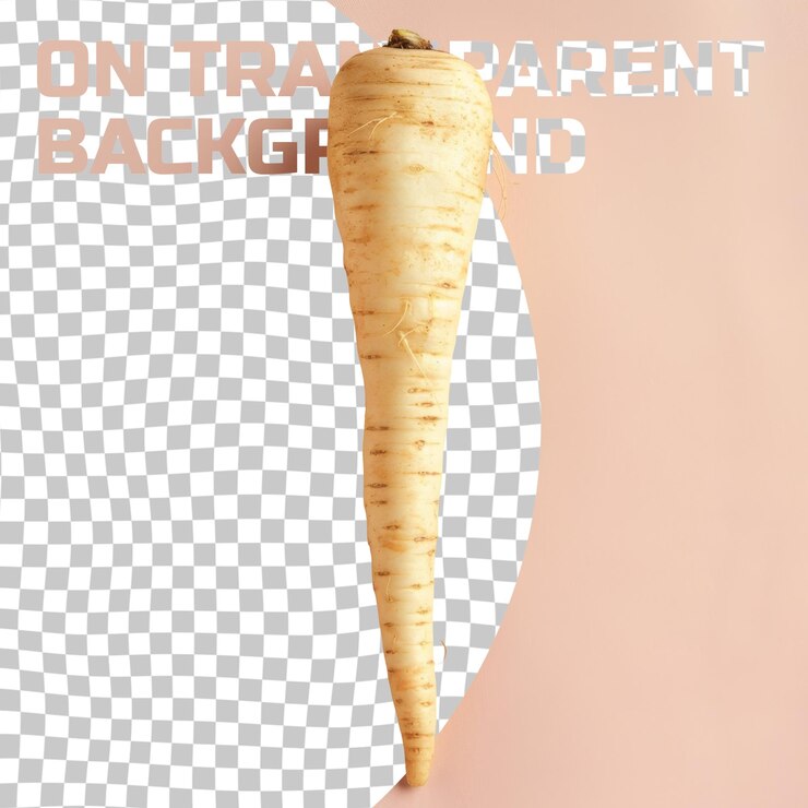 PSD a carrot with the words quot on it quot on it