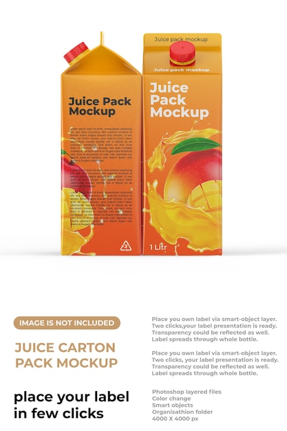 Carton juice packaging box