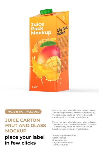 Carton juice packaging box