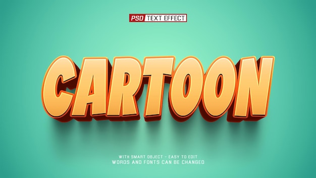 Cartoon 3D Text Effect