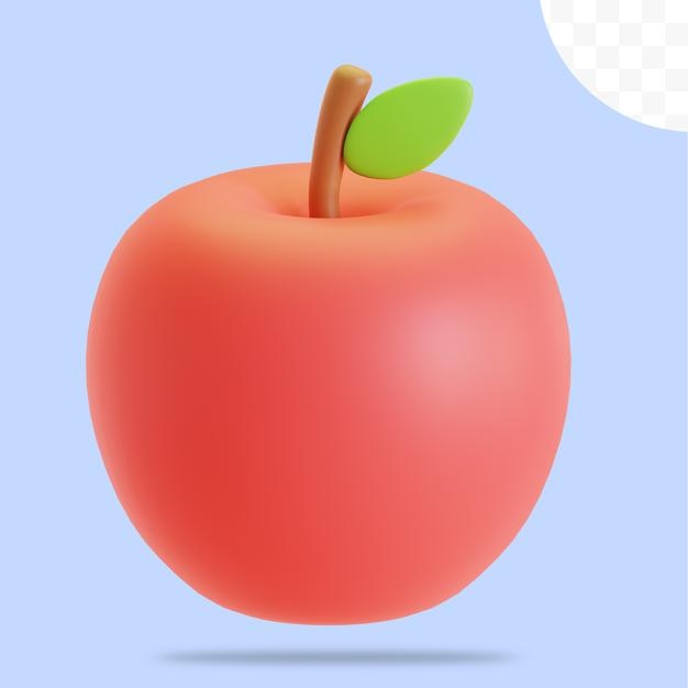 Cartoon Apple Illustration