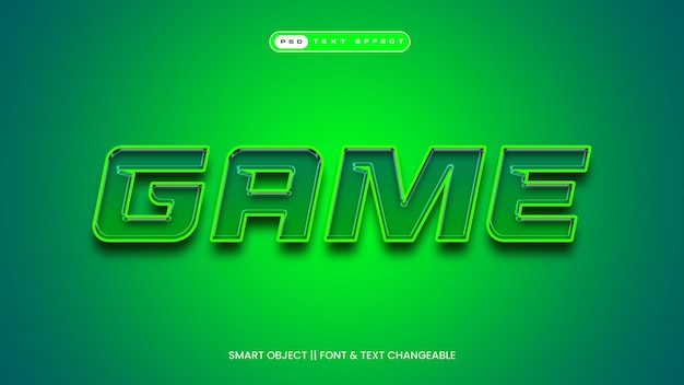 Cartoon Bold Game 3D Text Effect