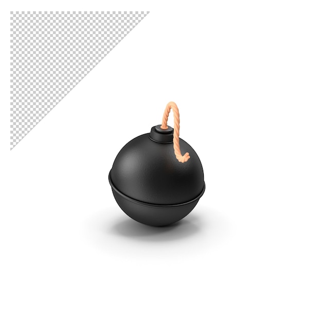 PSD cartoon bomb png