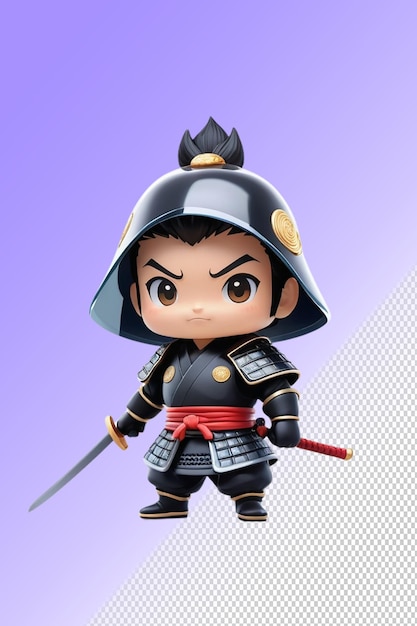 PSD a cartoon character with a sword and a sword