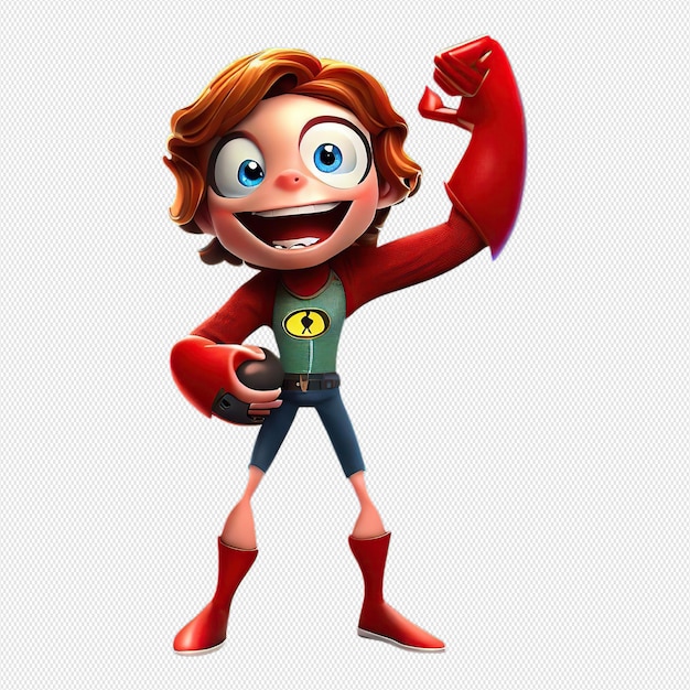 PSD cartoon character