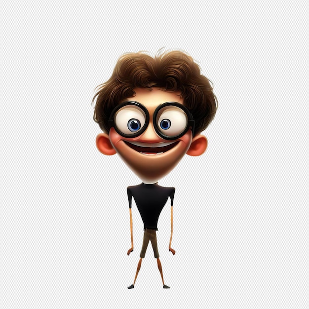 PSD cartoon character