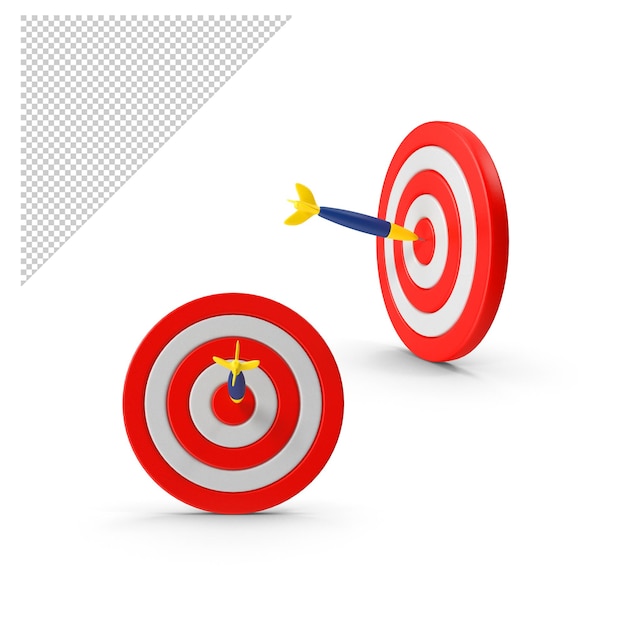 Cartoon Dartbord PNG