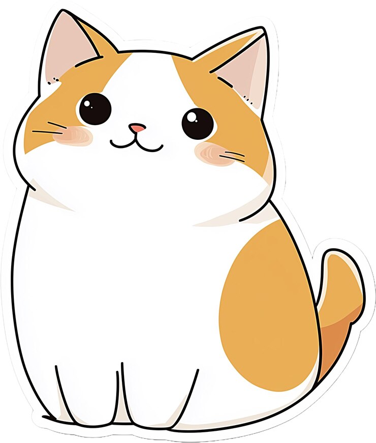 PSD 고양이라고 불리는 고양이의 만화 그림