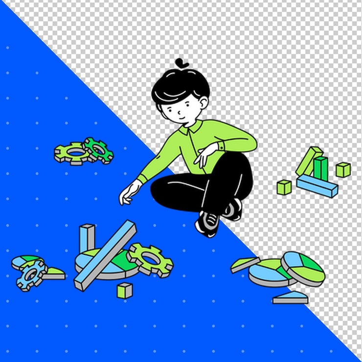 PSD a cartoon drawing of a person on a skateboard with a person on it