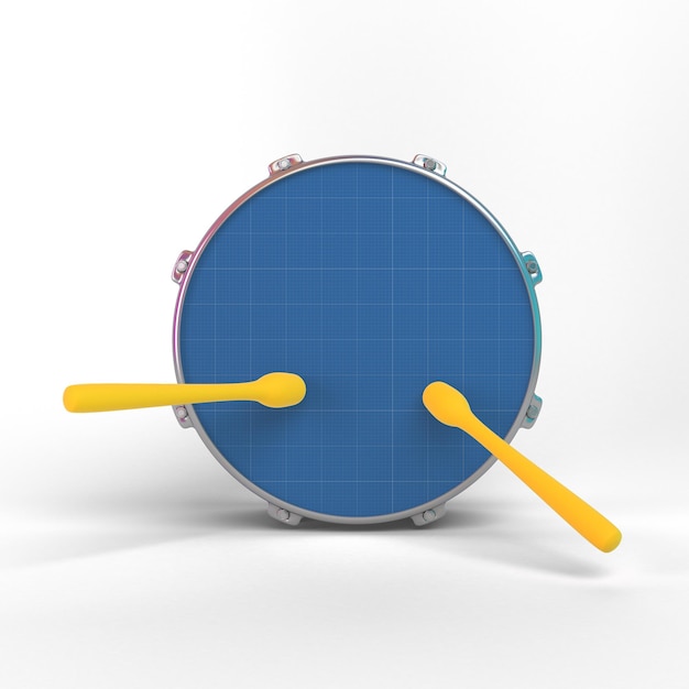 PSD cartoon drum