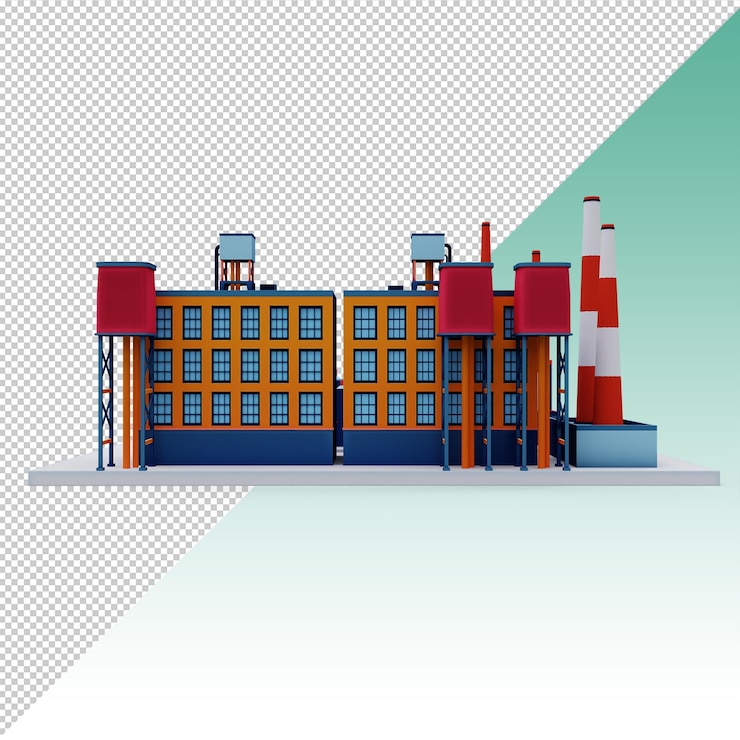 PSD cartoon factory