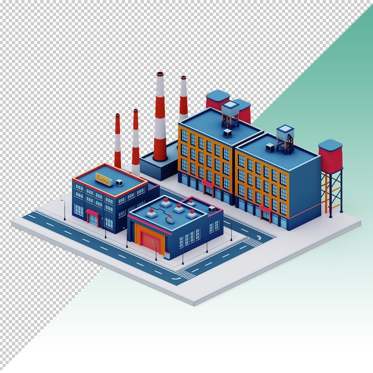PSD cartoon factory