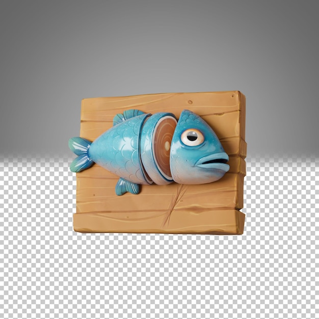 PSD cartoon fish