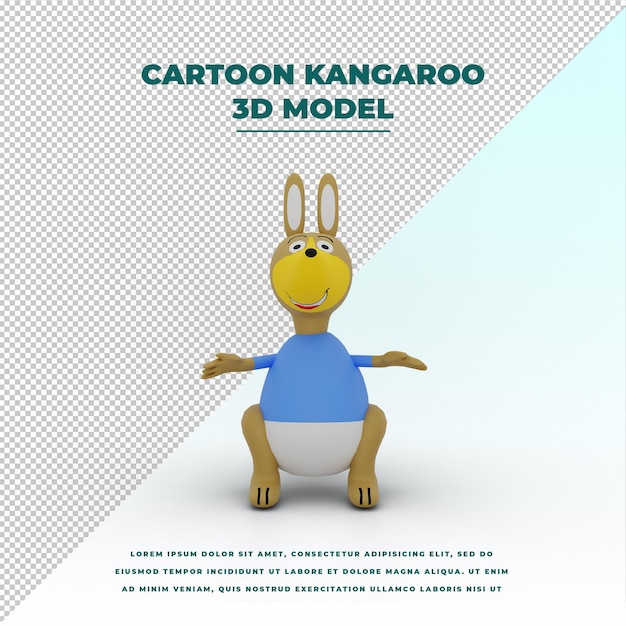 Cartoon kangaroo