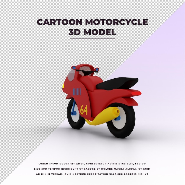 Cartoon Motorcycle