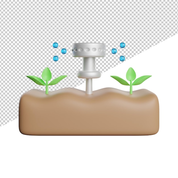 a cartoon of a plant with the word sprouts on it