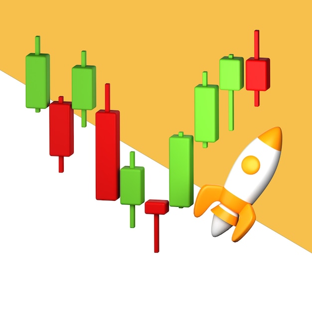 PSD a cartoon of a rocket with the numbers 