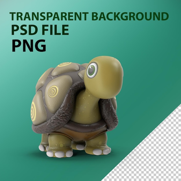 PSD cartoon schildpad png