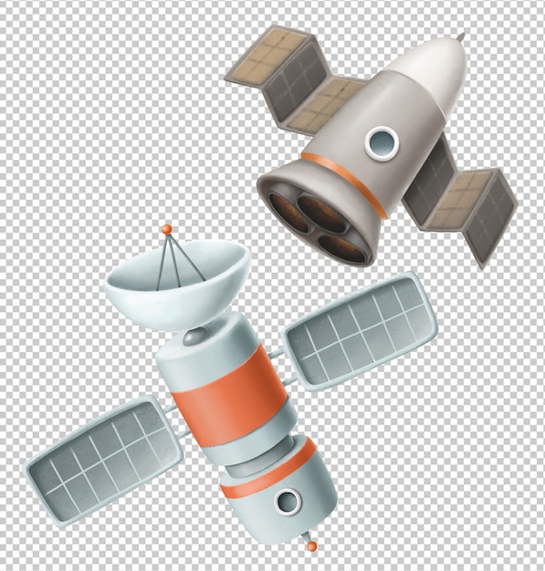 cartoon space ships clipart