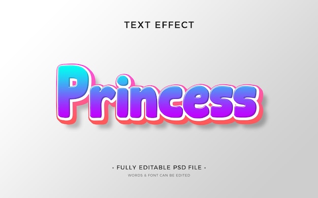 PSD cartoon text effect