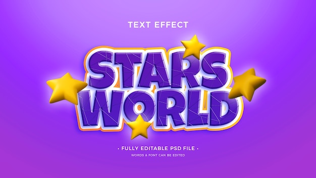 Cartoon text effect