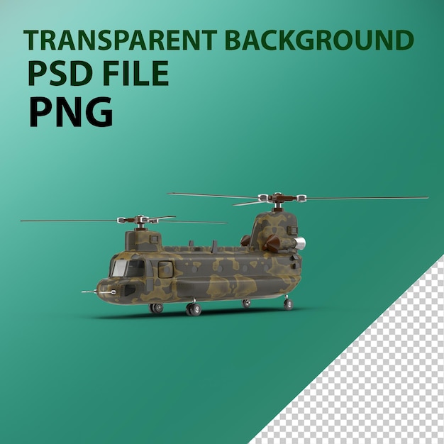 PSD cartoon transport helicopter png