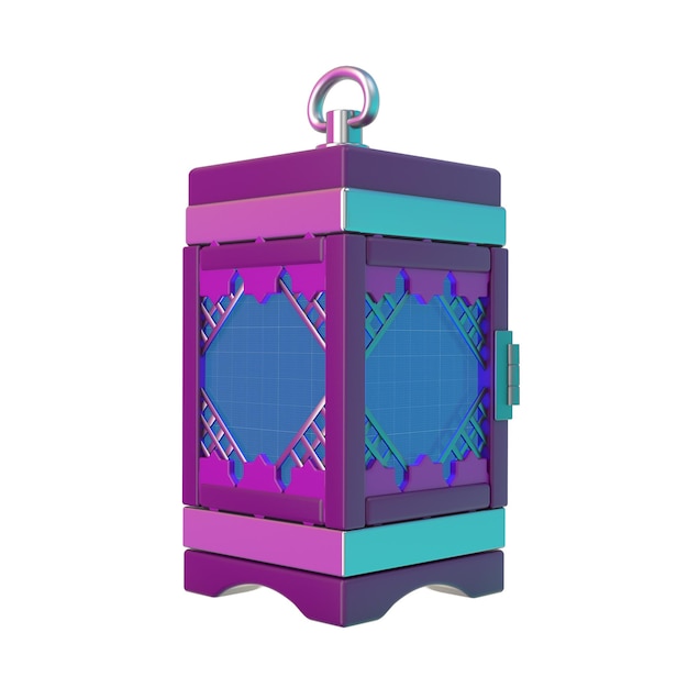 PSD cartoonish ramadan lantern