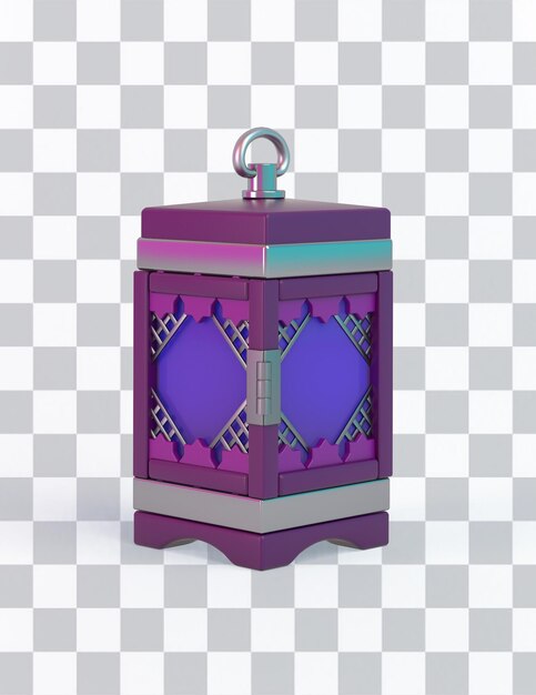 PSD cartoonish ramadan lantern