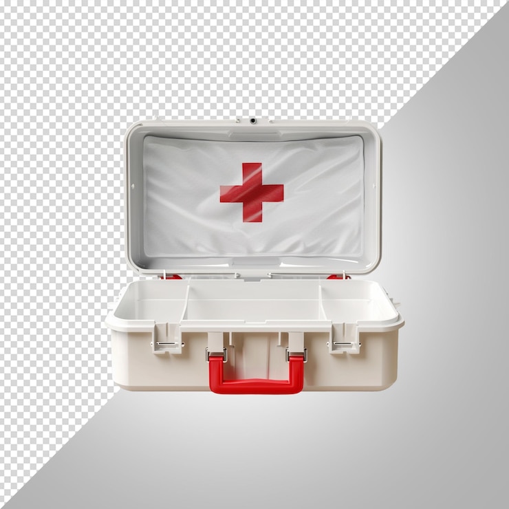 PSD a case with a red cross on it and a red cross on the bottom