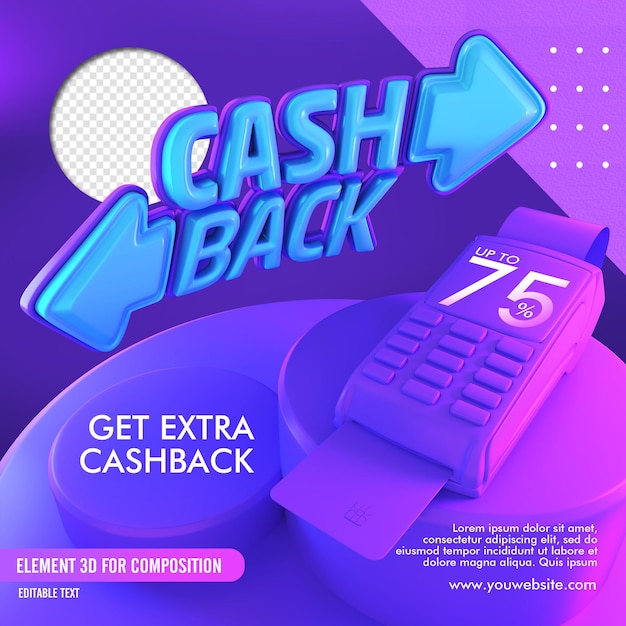 PSD cash back