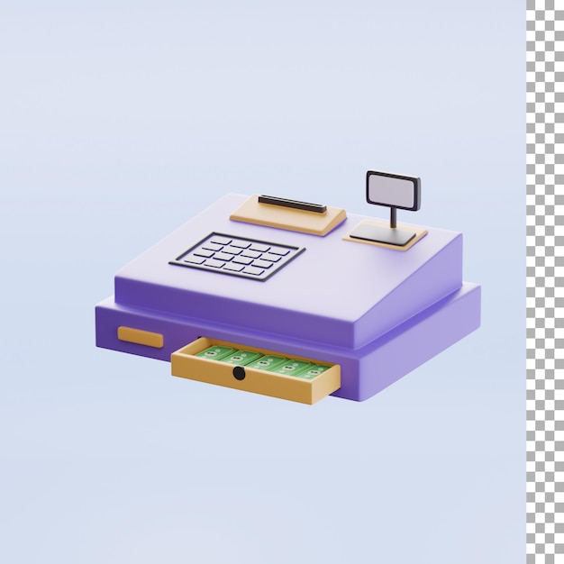 PSD Банкомат 3d значок