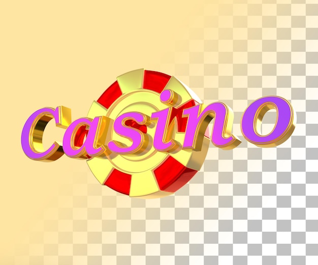 Casino 3d-tekst