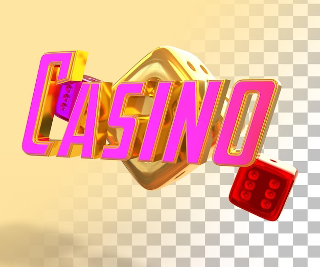 Casino 3D-tekst